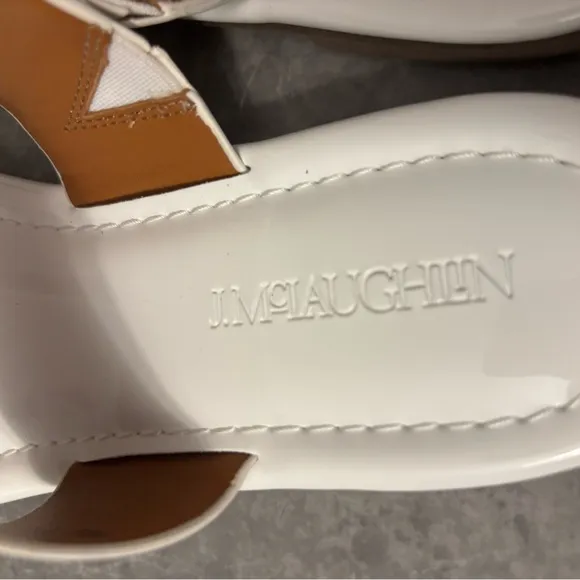 J. McLaughlin Nora Patent Leather Sandals sz 9