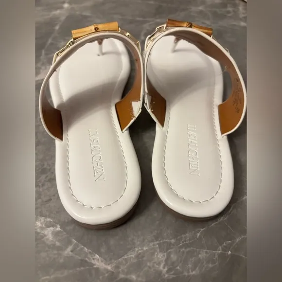 J. McLaughlin Nora Patent Leather Sandals sz 9