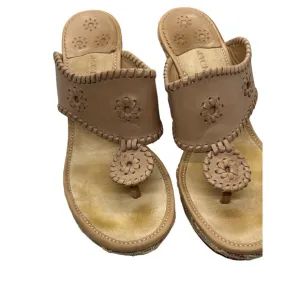 Jack Rogers Women’s Marbella Rainbow Wedge Sandal Size 8.5