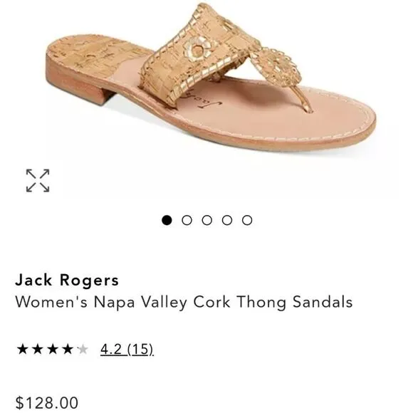 Jack Rogers Napa Valley Cork Thong Sandals