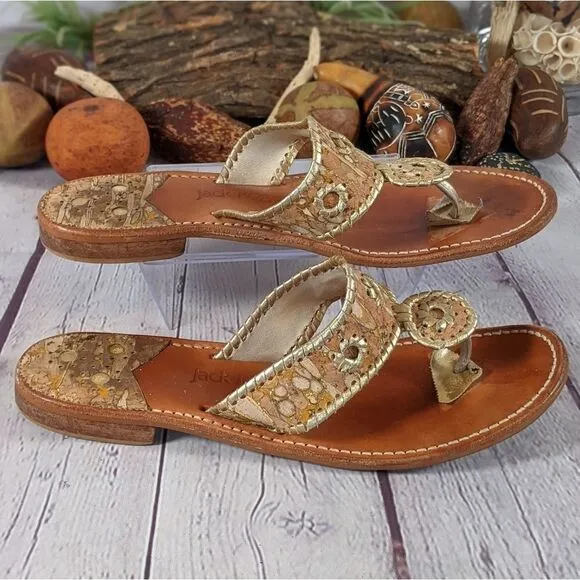 Jack Rogers Napa Valley Cork Thong Sandals