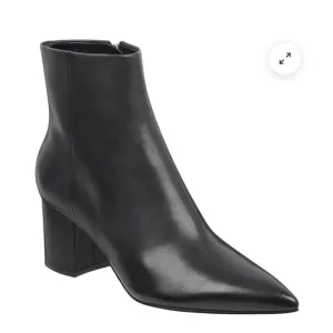 Jarlie Black Leather Ankle Boots by Marc Fisher size 9.5