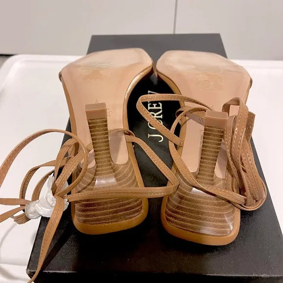 J.Crew Leni Made- in Spain lace-up leather sandals New