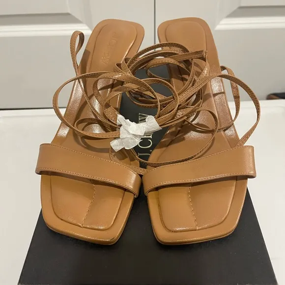 J.Crew Leni Made- in Spain lace-up leather sandals New