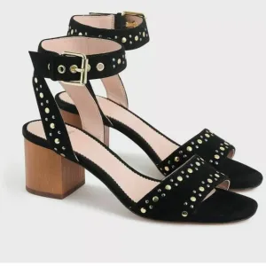 J.CREW Penny Sandals in Studded Suede Shoes AC163