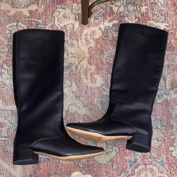 J.crew Roxie knee-high boots in leather BA737