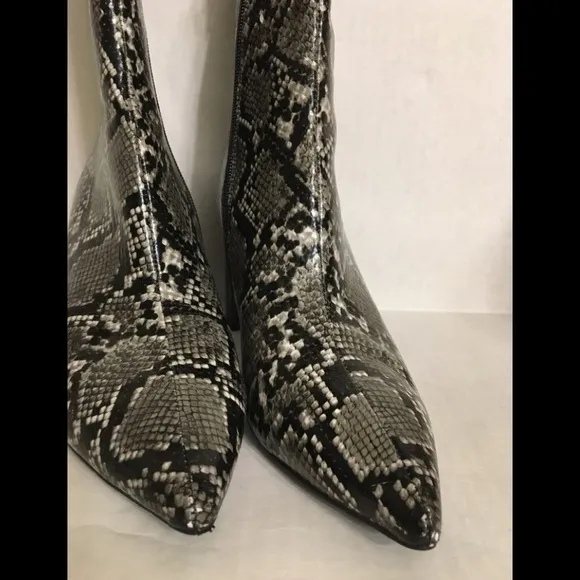 Jeffrey Campbell Siren 3 Snake Print Boots