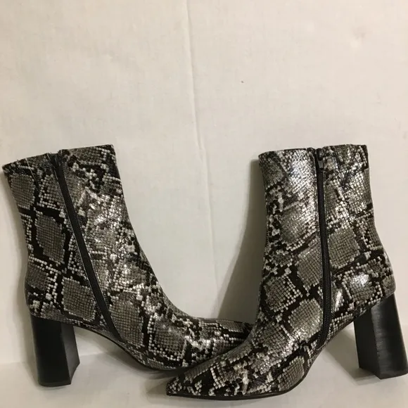 Jeffrey Campbell Siren 3 Snake Print Boots