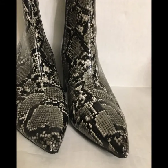 Jeffrey Campbell Siren 3 Snake Print Boots