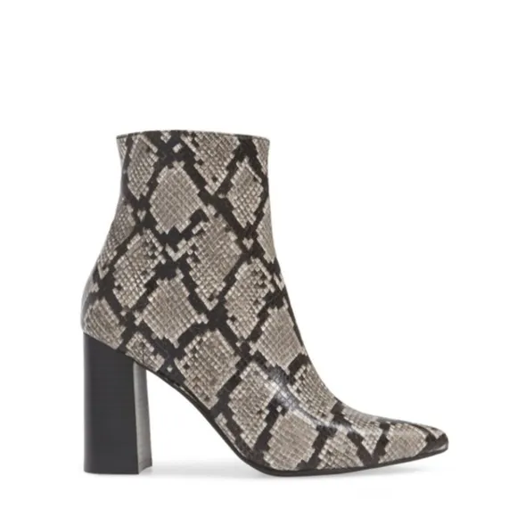 Jeffrey Campbell Siren 3 Snake Print Boots