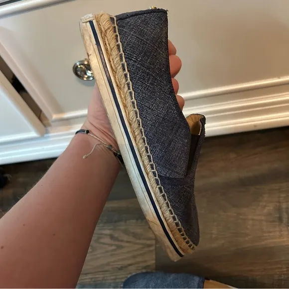 Jimmy Choo Denim Espadrille Loafers Size 38.5 (8)