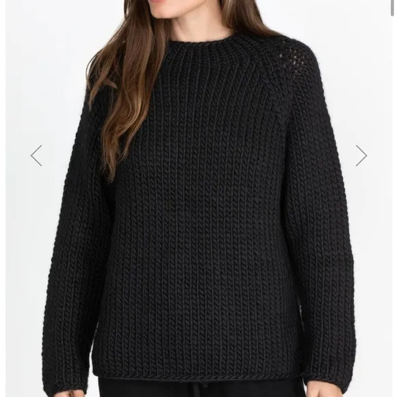 Johnny Was CALME CHUNKY FUNNEL NECK SWEATER- size XXL