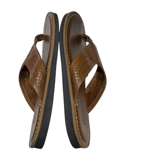 Johnston &amp; Murphy Brown Leather Sandals Size 9