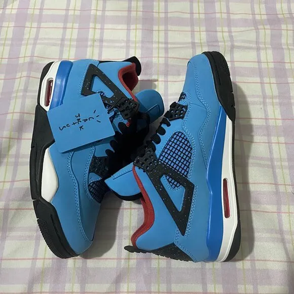 Jordan Blue And Red Sneakers