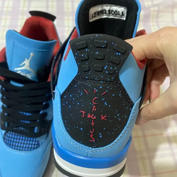 Jordan Blue And Red Sneakers