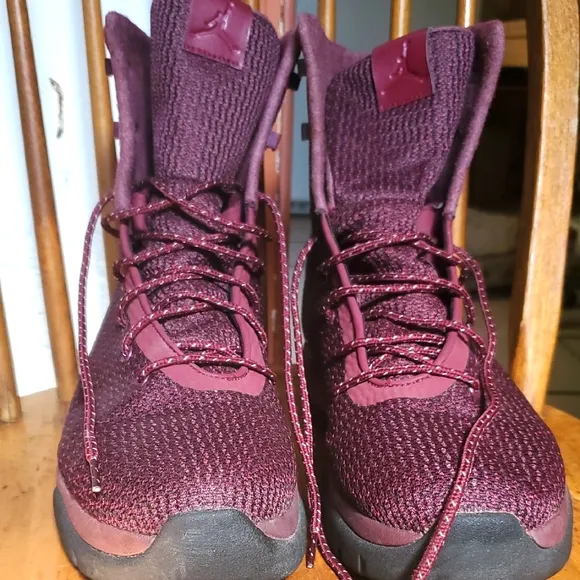 Jordan Event Waterproof Burgundy High-Top Boots.