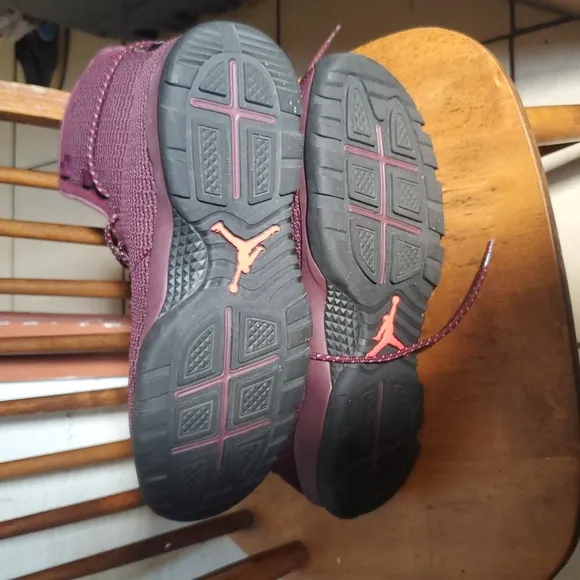 Jordan Event Waterproof Burgundy High-Top Boots.
