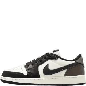 Jordan Grade School Air Jordan 1 Low OG Mocha Basketball Sneakers Size 7Y