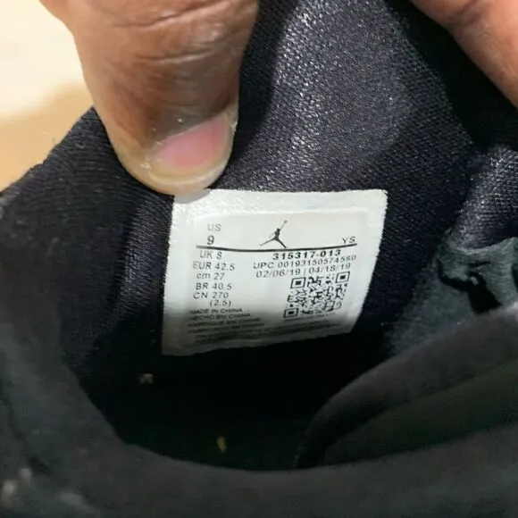Jordan Jordan B'Loyal Triple Black #315317-013