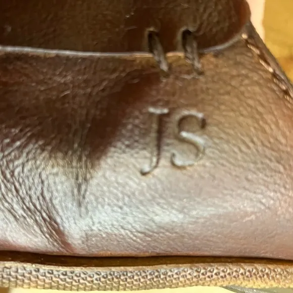Josef Seibel Leather Slides Size EU 44/ US 10.5