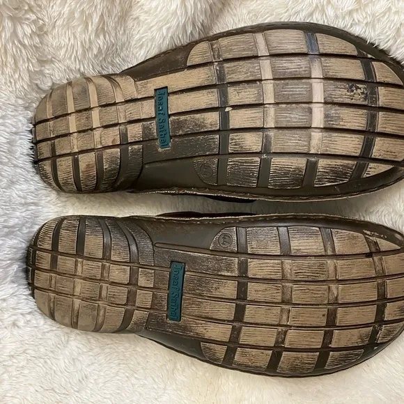 Josef Seibel Leather Slides Size EU 44/ US 10.5