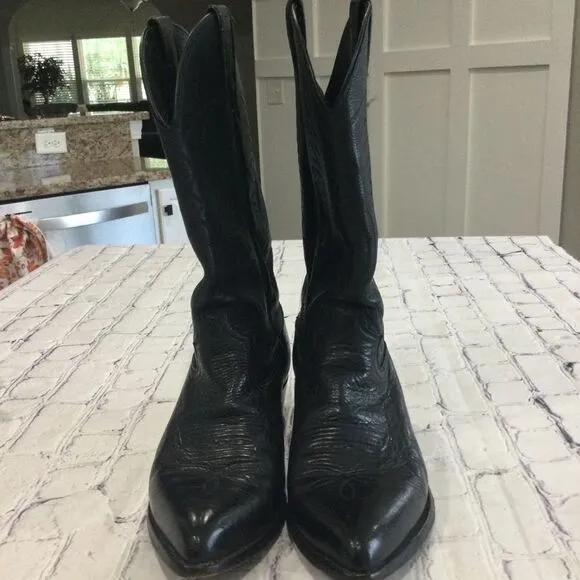 Justin Imperfect Men’s Classic Western Boots. Size 9 1/2 D Color Black