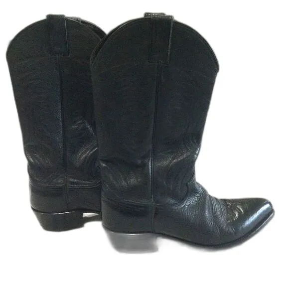 Justin Imperfect Men’s Classic Western Boots. Size 9 1/2 D Color Black