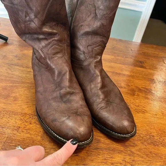 Justin Jackson 10&quot; Roper Chesnut boot