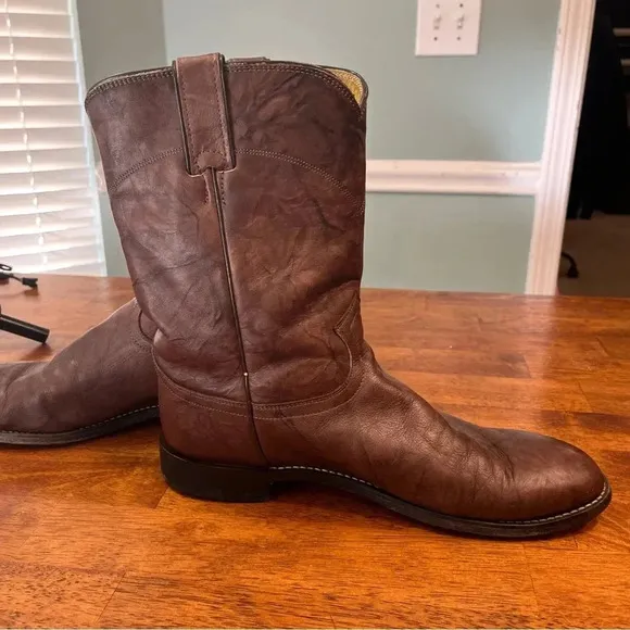 Justin Jackson 10&quot; Roper Chesnut boot