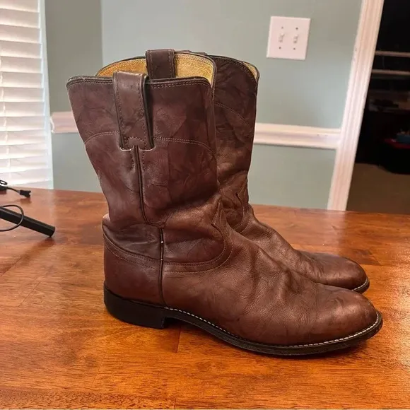Justin Jackson 10&quot; Roper Chesnut boot