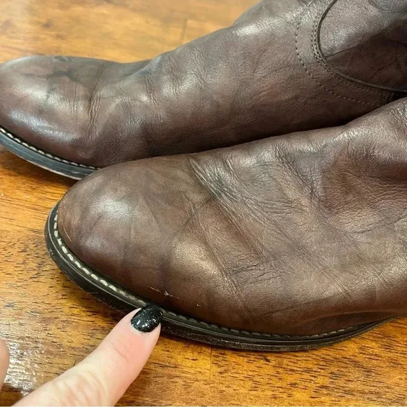 Justin Jackson 10&quot; Roper Chesnut boot