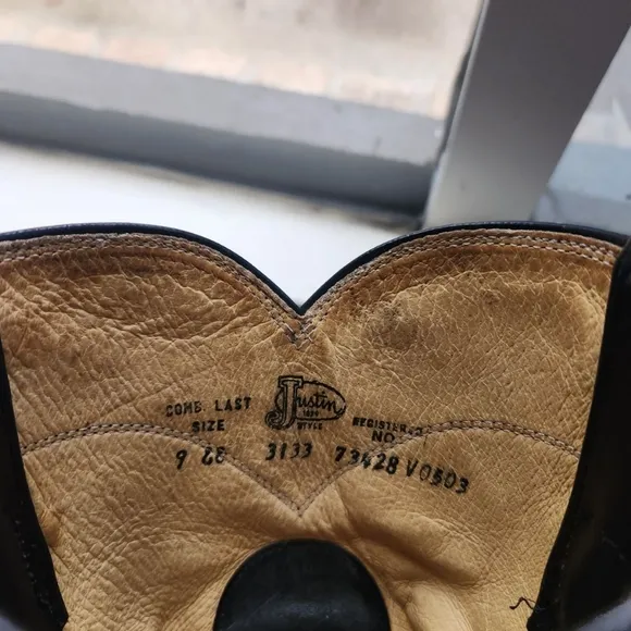 Justin Ropers Black Boots