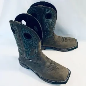 JUSTIN STAMPEDE RUSH WATERPROOF Work Boots men’s size 11 WIDE (EE)