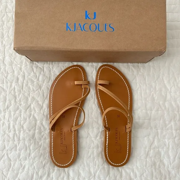 K Jacques Greek Sandals 39/8.5