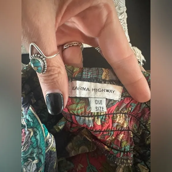 Karma Highway Women’s Boho Button-Down Dress