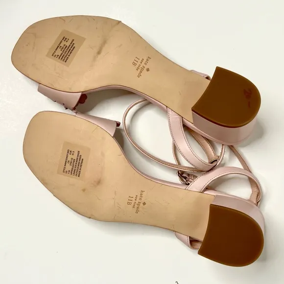 Kate Spade Daisy Floral Chunky Heel Sandals