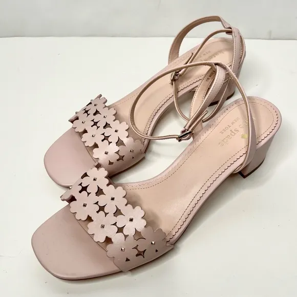 Kate Spade Daisy Floral Chunky Heel Sandals