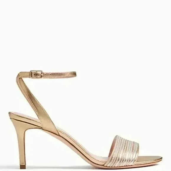 Kate Spade Jasmyne Sandals, Metallic Nappa