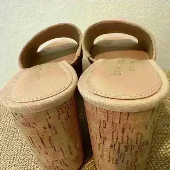 kate spade new york Ibiza Suede Platform Sandals size 8 women’s