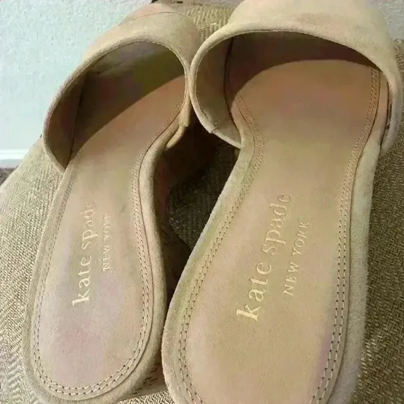 kate spade new york Ibiza Suede Platform Sandals size 8 women’s