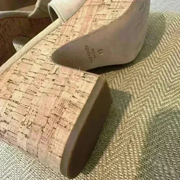kate spade new york Ibiza Suede Platform Sandals size 8 women’s