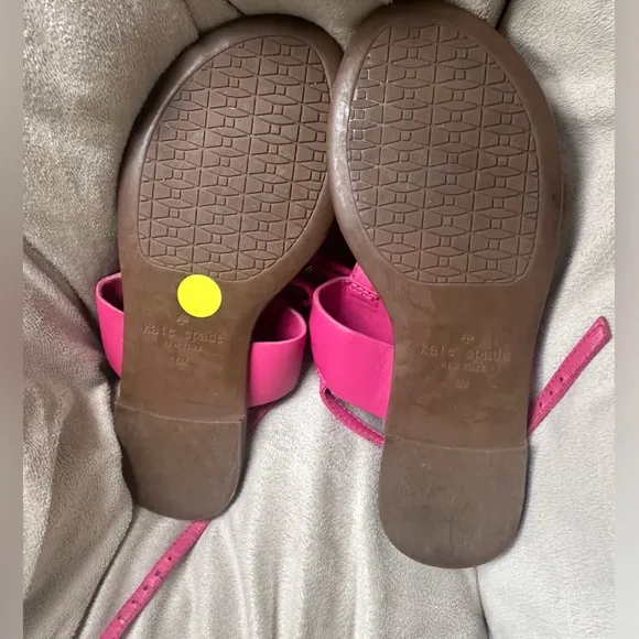 Kate Spade Pink Leather Sandals