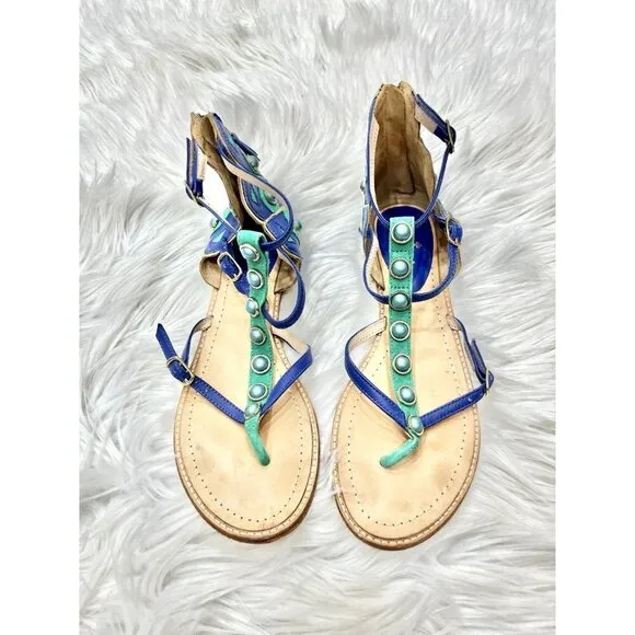 Kate Spade Soto Peacock Sandals Gladiator Sandals 8
