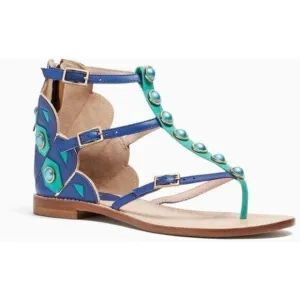 Kate Spade Soto Peacock Sandals Gladiator Sandals 8