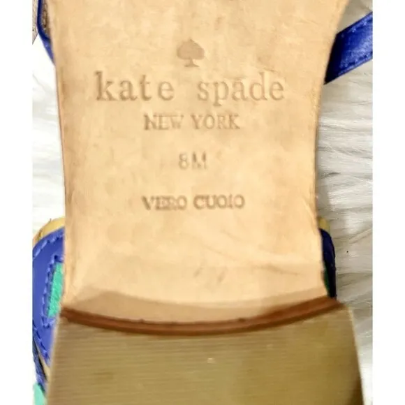 Kate Spade Soto Peacock Sandals Gladiator Sandals 8