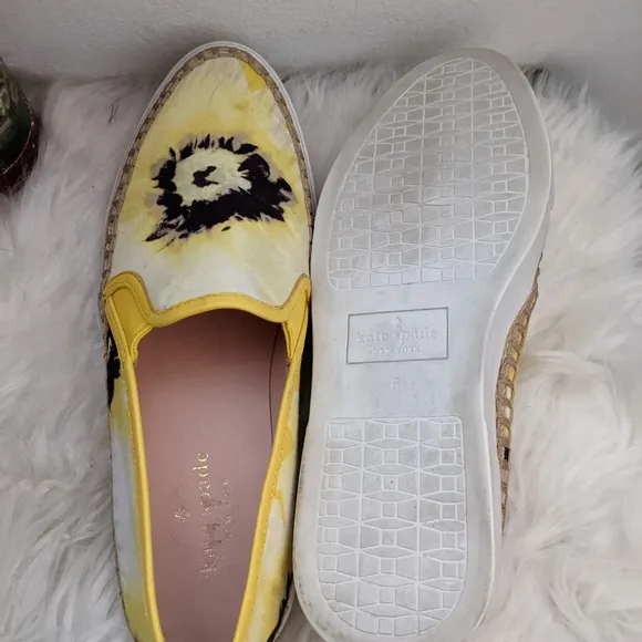Kate Spade Tie Dye Espadrille Loafers Summer Shoes