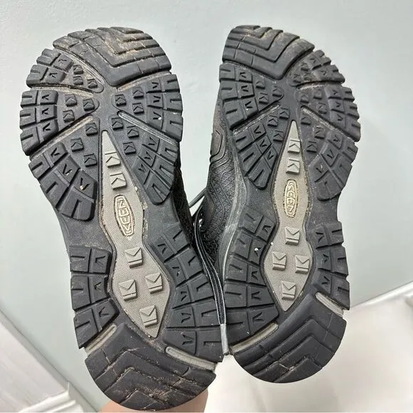 Keen Aphlex Waterproof hiking boots men's 9.5 black grey