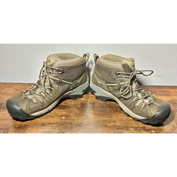Keen Men's Targhee II Mid Waterproof Hiking Boots Brown Sz 13