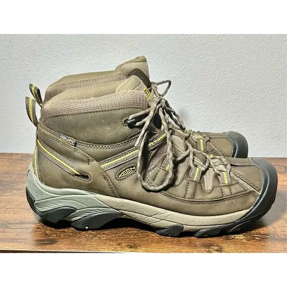 Keen Men's Targhee II Mid Waterproof Hiking Boots Brown Sz 13