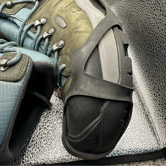 Keen Womens 9 Revel IV Mid Polar Hiking‎ Boots Waterproof Dry Warm Green Aqua